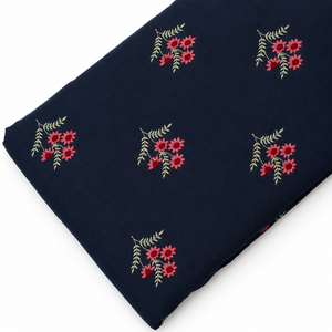 Tela vaquera de algodón con bordado para compradores de prendas de vestir, tela de encaje, tela para prendas de vestir, venta al por mayor, exportación, suministro de ropa de moda, Reino Unido - Product Image 4