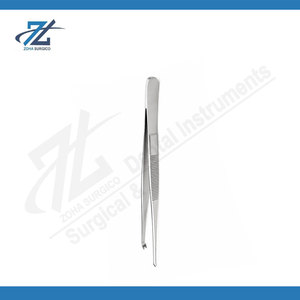 Pinzas Quirúrgicas para Tejidos Tipo Diente de Rata, Pinzas de Acero Inoxidable para Aplicación de Apósitos con Dientes Entrelazados, Fabricante Pakistán - Product Image 5