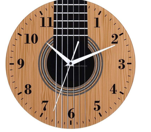 Reloj de pared digital redondo, reloj de pared con pantalla grande, decoración del hogar, reloj de pared de madera redondo - Product Image 6