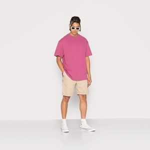 Camiseta de Algodón Grueso OEM para Hombre, Camiseta Personalizada Premium, Camiseta de Corte Holgado, Ropa Urbana, Ropa Deportiva de Verano - Product Image 3