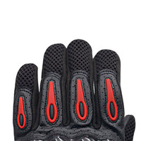 Guantes de Motociclismo de Cuero, Transpirables, Antideslizantes, con Protección UV, para Verano, para Hombres y Niños, de Alta Calidad
