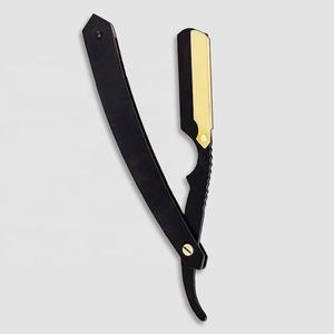 Soporte de acero inoxidable para rasuradora de doble hoja de plástico con rasuradora de seguridad y set de brocha de afeitar para hombres, herramientas de aseo corporal y barbería - Product Image 1