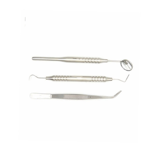 Ensemble d'explorateurs périostiques de haute qualité, 4 instruments de diagnostic dentaire en acier inoxydable avec manche anatomique - Product Image 5