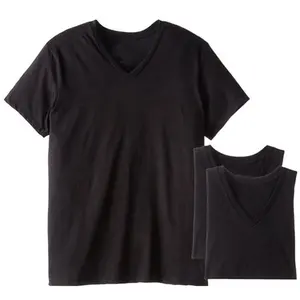 सस्ते कीमत स्ट्रीट फैशन पुरुषों की 100% कपास जर्सी v गर्दन लंबी लाइन प्रचार सांस परिधान सादे मुद्रित जिम टीशर्ट