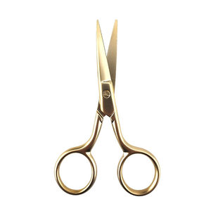 Ciseaux à ongles personnalisés avec logo OEM, en acier inoxydable de haute qualité, outil de manucure, lame incurvée tranchante, pliable, pour la coupe des sourcils et des cuticules - Product Image 4