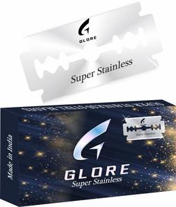 Rasoir en acier inoxydable à double tranchant avec 20 paquets de 5 lames chacun, 10 000 lames par carton, présentoir suspendu - Product Image 1