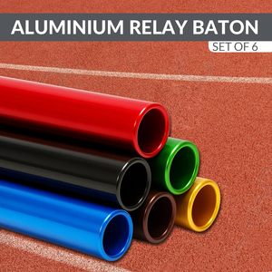 Bâtons de relais en aluminium - Officiels IAAF, légers, confortables et sûrs pour les sports et les jeux - Product Image 2