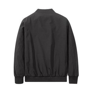 2026 New Arrival Bomber Jackets Custom Printing Long Sleeves Front Zipper Crew Neck Collar Breathable Bomber Jacket For Men's - Product Image 2