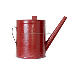 Regadera de metal para plantas de riego de jardinería doméstica con mango de Caño largo hecho a mano con óxido de primera calidad - Product Image 6