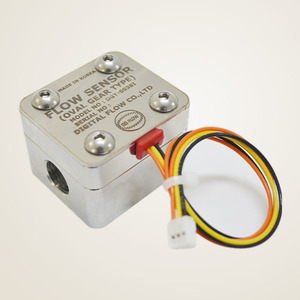 Capteur de débit numérique DIGITAL FLOW DGT-003SI, capteur de débit à engrenages ovales, acier inoxydable 316L, filetage interne PT 1/4 - Product Image 1