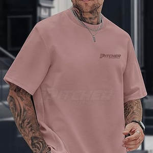 Camiseta Extra Grande para Hombre, Estilo Holgado, Tela de Algodón Suave, Transpirable, Ropa Casual y Urbana - Product Image 2