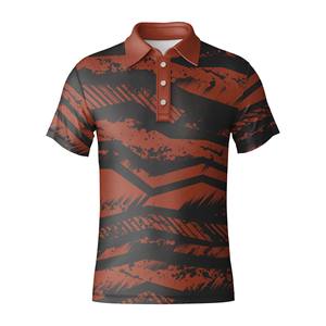 Polo de Golf Elástico en 4 Direcciones, Poliéster y Spandex, Ropa de Golf de Alto Rendimiento para Hombre, OEM ODM - Product Image 5