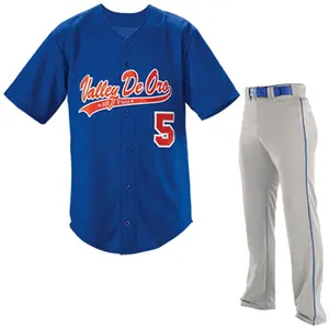 Nieuwste Sport Wear Custom Baseball Uniformen/Sublimatie Custom Baseball Jersey En Broek Set