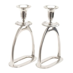 Modern Silver Taper Candle Holders Set Minimalist Metal <b>Candlestick</b> Holders for Wedding Table Centerpieces In Best Price - Product Image 4