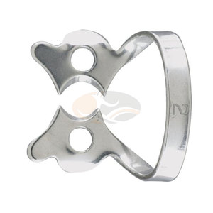 คลิปหนีบยางกันน้ำลายสำหรับฟันกรามชั้นต้น ทำจากเหล็กกล้าไร้สนิมเกรดผ่าตัด ใช้สำหรับงานทันตกรรมเอนโดดอนต์และงานบูรณะฟัน - Product Image 2