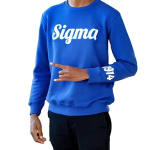 Sudadera de Cuello Redondo para Hombre con Bordado de la Fraternidad Phi Beta Sigma, Sudadera con Capucha de Chenilla Personalizada con Diseño Bordado para Chicos - Product Image 2