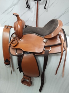 Silla de Montar Inglesa de Cuero Premium ADEEFA, Estilo Western, para Equitación, a Precio Competitivo, desde India - Product Image 1