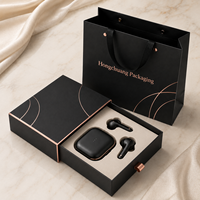 Boîte de rangement personnalisée en gros, écologique et réutilisable, avec doublure en éponge et sac pour l'emballage de montres, bijoux et cadeaux électroniques
