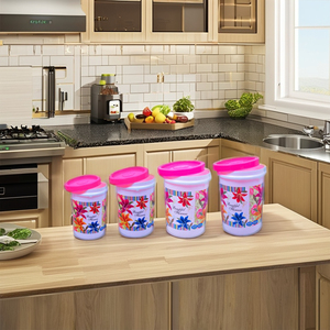Top Selling 100% <b>Food</b> Grade PP <b>Plastic</b> High Quality Single Compartment Round <b>Container</b> Set with Free Sample - Product Image 2