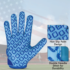 Gants de receveur de football Ultimate Pass Catching avec sangle de poignet réglable sécurisée et manipulation supérieure du ballon – Accessoires sportifs - Product Image 4