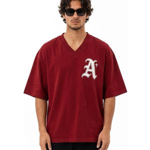 เสื้อยืดโอเวอร์ไซส์ผู้ชายไซส์ใหญ่ สไตล์ลำลอง สตรีทแวร์ แขนสั้น ทรงหลวม ผ้าฝ้าย ขายส่ง - Product Image 6