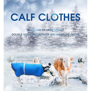 Chaqueta de Alta Calidad para Ganado, de Tela Oxford, con Protección para la Pantorrilla, Engrosada, Cortavientos, con Protección para el Cuello, Doble Hebilla, Talla Grande - Product Image 5