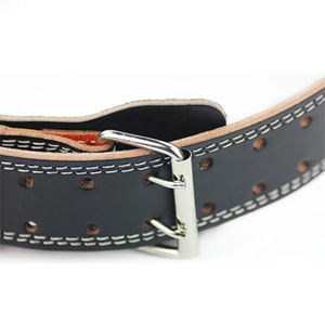 Ceinture de musculation respirante en cuir de vachette personnalisée, auto-bloquante, pour l'exercice de musculation - Product Image 2