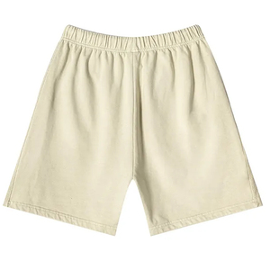 Shorts de Algodón con Lavado Ácido Estilo Vintage, Shorts de Felpa Francesa Gruesa, Shorts Casuales de Gimnasio para Hombre y Mujer, Personalizados OEM - Product Image 6