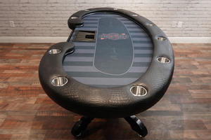 Table de Poker personnalisée de luxe moderne, Tables de Poker personnalisées, vente de Casino de meilleure qualité - Product Image 5