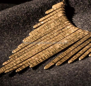 Collar de latón, hecho a mano, producto hecho a mano, Bohochic, pieza única - Product Image 2