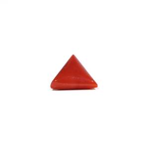 Coral rouge naturel ovale cabochon 7,55 carats, pierre précieuse en vrac pour bijoux fins - Product Image 3