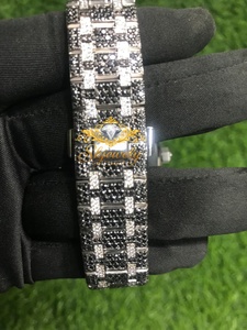 Montre de luxe pour homme en acier inoxydable avec verre moissanite, bracelet de 20 mm, boîtier automatique analogique - Product Image 2