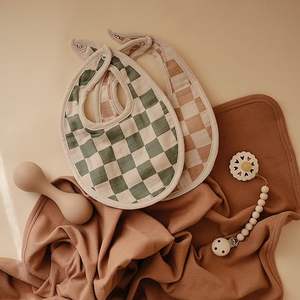 Bavoirs en mousseline pour nouveau-nés 95% bambou 5% élasthanne Douceur et confort extensibles - Product Image 6