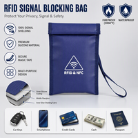 Sac Faraday ignifuge personnalisé, blocage de signal à 100 %, étui pour clé de voiture, pochette de protection RFID, sacs et étuis à usage spécial