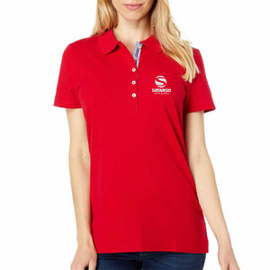 Camiseta Polo para Mujer al por Mayor, de Alta Calidad, Lisa, Casual, con Logotipo Personalizado, Nueva Llegada, Camiseta Polo Profesional para Mujer - Product Image 1