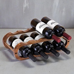 ชั้นวางไวน์ไม้มะม่วงขายส่ง - ที่วางไวน์ไม้กระถินณรงค์ - Product Image 2
