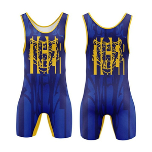 Combinaison de lutte légère avec logo personnalisé, design réversible sublimé, combinaison de lutte de compression, équipement pour enfants, uniformes - Product Image 4