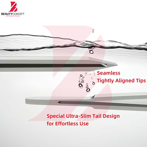 Pinces à épiler en acier inoxydable, pointe inclinée de précision, produit de qualité supérieure, OEM, marque privée, outils de beauté - Product Image 3