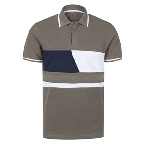 Nuevo Diseño de Camisetas Polo para Hombre con Cuello Camisero, Estilo Urbano, Tela Ligera y Transpirable, Camisetas Polo para Hombre a Precio de Descuento - Product Image 1
