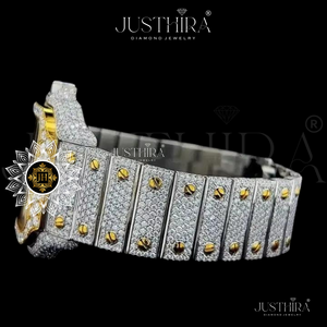 2026 Most Selling Waterproof Stainless Steel Fashion Moissanite <b>Diamond</b> <b>Watch</b> for Men Luxury Iced Durable Construction Available - Product Image 2