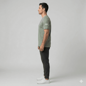 Camiseta Deportiva Vintage de Cuello Redondo para Hombre, 100% Algodón, Corte Holgado Personalizado, Camiseta Blanca para Impresión al por Mayor - Product Image 5