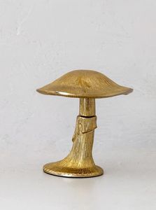 Wholesale Price Gold Cast Iron Mushroom Decorative Accent <b>Table</b> Luxury Home Decor Display Stand - Product Image 5