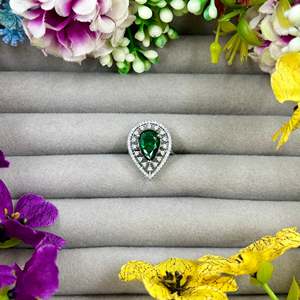 Indian Ethnic Artificial Jewellery Payal American Diamond Adjustable Ring - Product Image 3