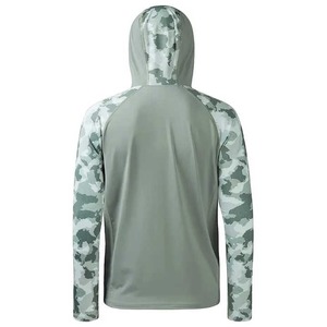 Camisetas con Capucha para Pescadores Activos - UPF 50+, Impermeables, Transpirables, Antibacterianas, de Secado Rápido, Ropa Unisex para Adultos - Product Image 2