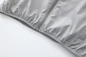 Veste coupe-vent à col zippé OEM, veste coupe-vent imperméable de sport avec capuche, veste décontractée pour homme, veste matelassée pour l'extérieur avec capuche - Product Image 3