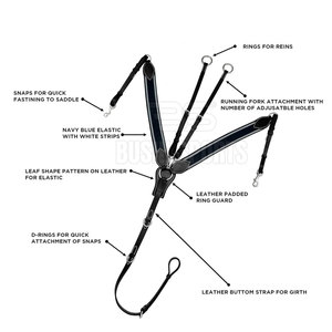 Elegante pechera para caballo de calidad artesanal, adecuada para la equitación diaria y el entrenamiento ecuestre. - Product Image 6