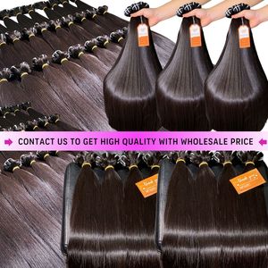 Meilleur prix de gros pour des extensions de cheveux humains vierges Remy vietnamiens de haute qualité, paquets de cheveux alignés sur les cuticules - Product Image 3
