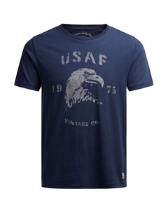 เสื้อยืดคอกลมแขนสั้นสำหรับผู้ชายเสื้อลำลองพิมพ์ลายตามสั่งด้านหน้า - Product Image 5