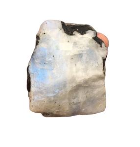 Qualité supérieure 1 pièce pierre de lune naturelle arc-en-ciel non traitée cristaux de spécimen de pierre précieuse brute vente en gros - Product Image 1