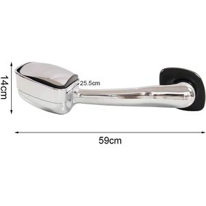 Kit 2 Specchietti per Cofano per Freightliner Cascadia 2008-2016 Coppia di Specchietti Lato Guida e Passeggero Finitura Cromata - Product Image 3